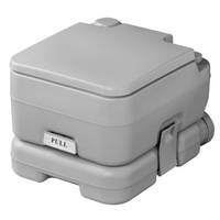 ProPlus 370415CR Přenosná kempingová toaleta šedá 10 l/10 l