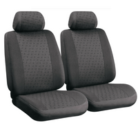 Sada potahů na autosedačky LAMPA Glamur antracit, pro přední sedadla