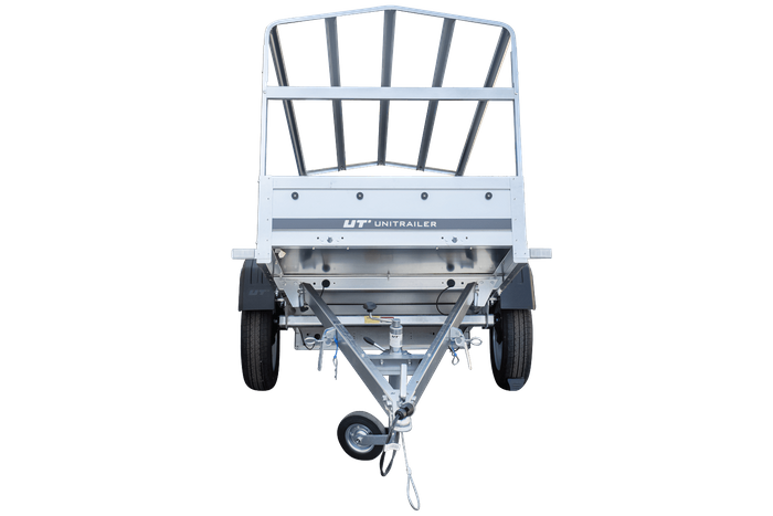 Jednonápravový přívěs 200x106 UNITRAILER GARDEN 200 KIPP s rámem H-800 a modrou plachtou