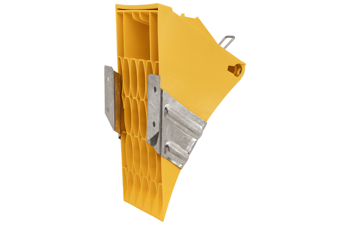 Klín pod kolo G46 s montážním držákem LOKHEN výška: 190 mm