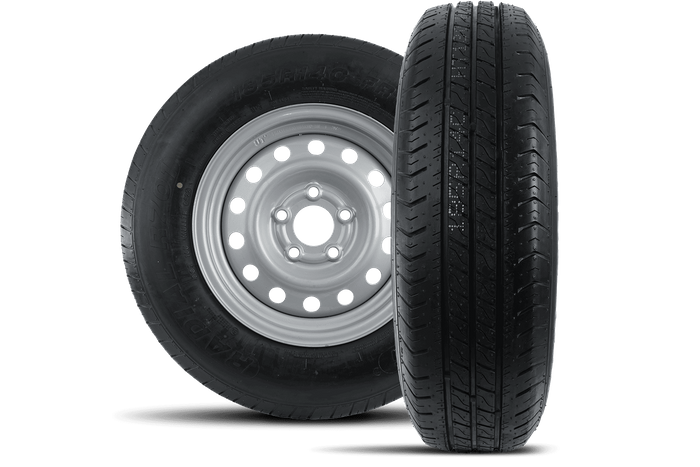 Sada dvou zesílených kol pro přívěs LINGLONG TYRE 185/80 R14C 104/102N UNITRAILER RIM 5,5Jx14" 5x112 ET:30