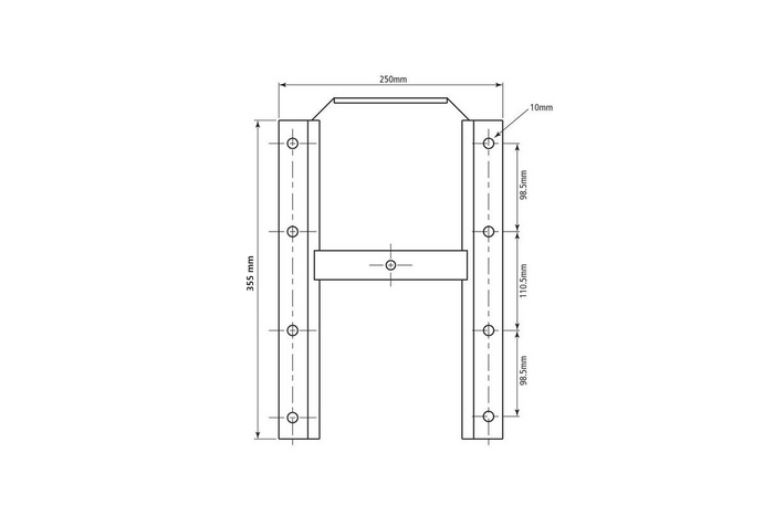 Skluz na obilí Shoz SPAREX pro zemědělské přívěsy 250x355mm