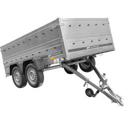 Přívěs za auto 264x150 UNITRAILER GARDEN 265/2 KIPP s bočnicemi BIS
