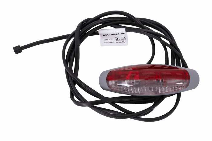 Univerzální obrysová svítilna ASPÖCK FLEXIPOINT II v šedém pouzdře