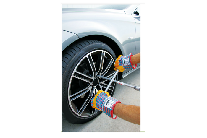 LAMPA Shammy dílenské rukavice kožené velikost 9