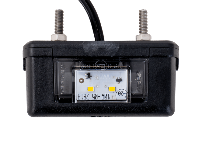 LED osvětlení registrační značky WAŚ W52 s kabelem 0,2 m