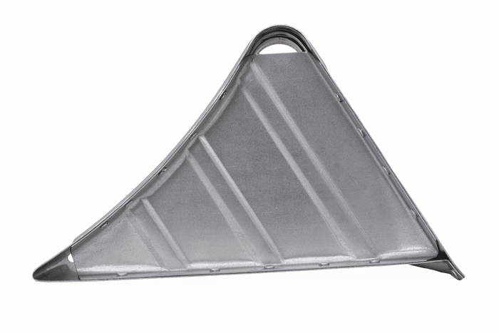 Klín pod kolo KNOTT G36, výška: 150 mm, kovový