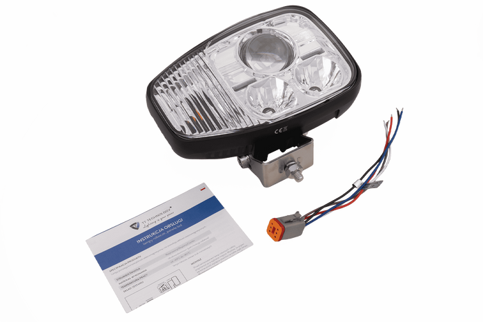 TT Technology TT.16610-P LED přední světlo 3 funkce 21xLED 4450lm pravé pro JCB/Cat/Manitou/Volvo/Terex