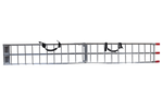 Skládací hliníkové rampy UNITRAILER ALR002 pro přívěsy 221 cm 680 kg s popruhem, sada 2 ks