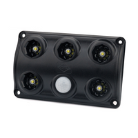 HORPOL LWD2156/CZ LED 900lm černá interiérová lampa s pohybovým senzorem