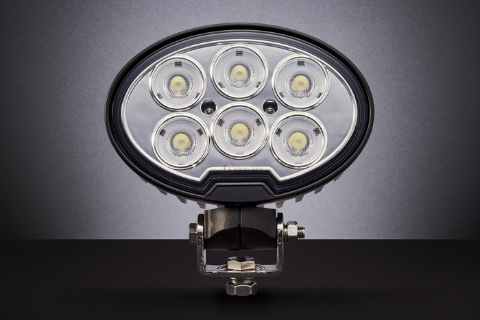 LED pracovní reflektorová svítilna TT TECHNOLOGY BLACK TT.13359F 6xLED 4800lm oválná