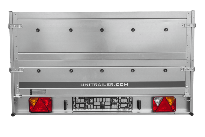 Přívěs za auto 264x150 UNITRAILER GARDEN 265 KIPP s bočnicemi BIS