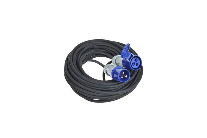 Prodlužovací kempingový kabel ProPlus, zástrčka a zásuvka CEE, 16A, 20m