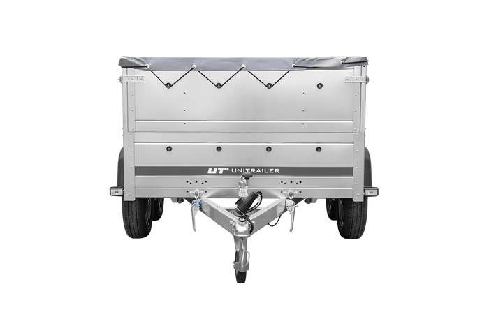 Přívěs Garden Trailer 264/2 KIPP s BIS bočnicemi, rámem H-0 a šedou plachtou