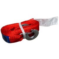 Tažné lano OUTLET s háky Tažný popruh UNITRAILER 4,5m/50mm/5t oranžový