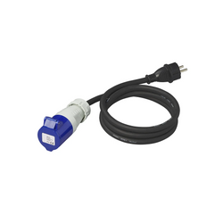 Adaptér s uzemněnou zástrčkou a zásuvkou CEE 16A ProPlus 373527DE s kabelem 150 cm