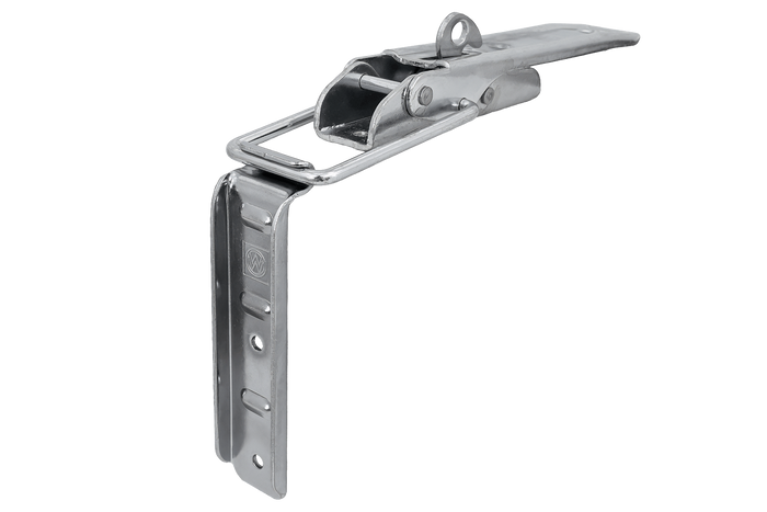 Boční tažné zařízení s přezkou WINTERHOFF BV 10-1 + kompletní boční uzávěr přívěsu BVG 10-A