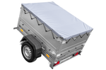 Lehký přívěs 150x106 UNITRAILER GARDEN 150 KIPP s bočnicemi BIS a šedou plachtou