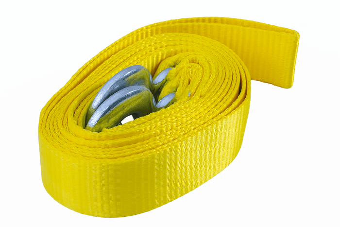 Tažné lano s háky Tažný popruh UNITRAILER 4,5m/50mm/5t žlutý