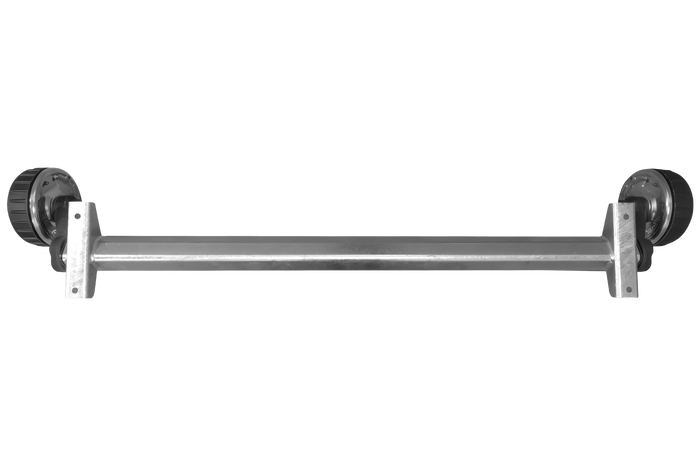 Brzděná náprava AL-KO EURO pro přívěs/nosič automobilů 1800 kg 1650 mm 2150 mm 5x112