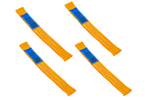 Sada čtyř přepravních postrojů pro přívěs UNITRAILER 0,4m/50mm/4t oranžová