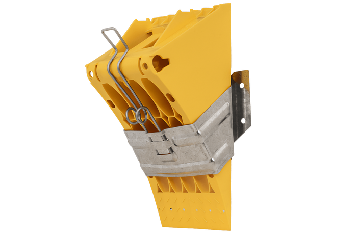 Klín pod kolo G46 s montážním držákem LOKHEN výška: 190 mm