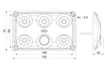 HORPOL LWD2156 LED interiérová lampa do auta s čidlem pohybu, světelným tokem 900 lm