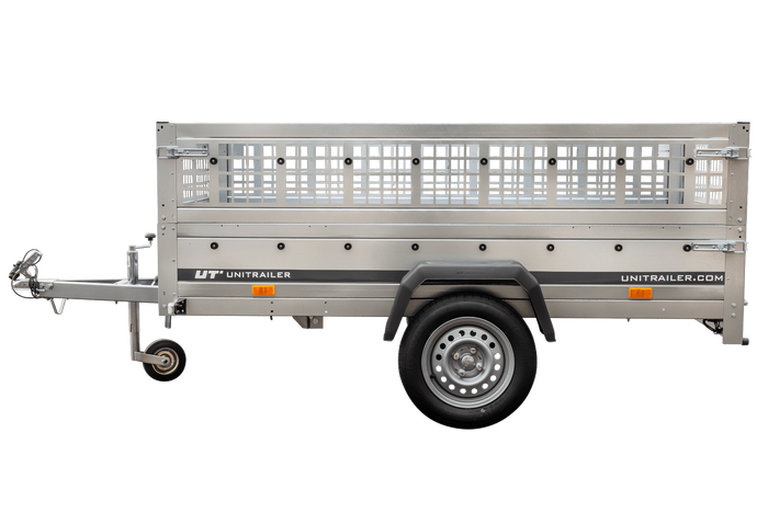 Lehký přívěs 230x125 UNITRAILER GARDEN 230 KIPP s pletivovými bočnicemi
