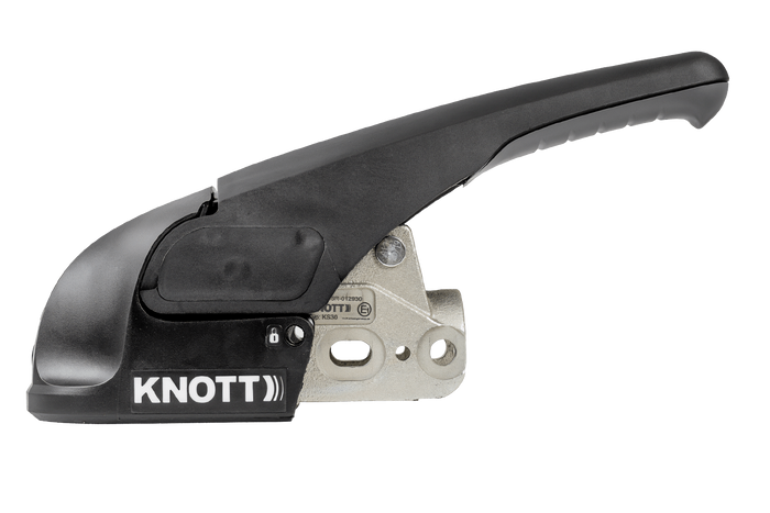 Tažný kloub KNOTT KS30 se stabilizátorem pro přívěs 3000 kg s 50 mm trubkovou ojí