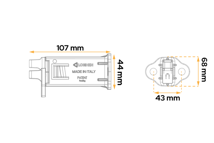 LOKHEN ORIGAMY skládací zakládací klín 56 h: 230 mm / sada s rukojetí