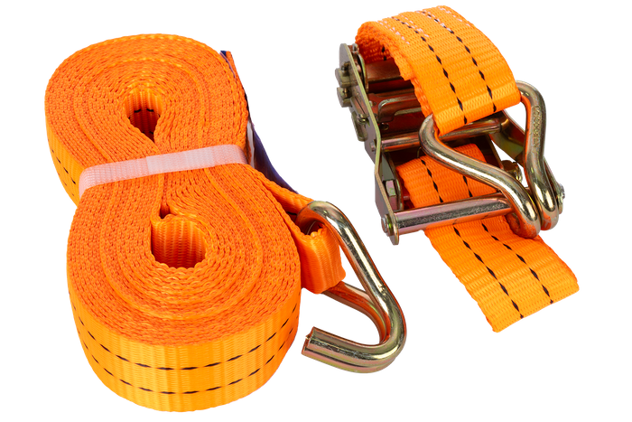 UNITRAILER 8m/35mm/2t oranžový přepravní pás s napínákem