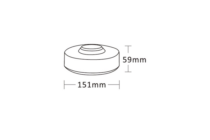 KAMAR UFO2 ALR0077 LED výstražné blikající světlo