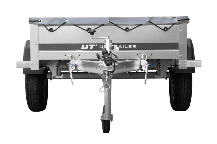 Přívěs Garden Trailer 200 Kipp s rámem H-0 a šedou plachtou