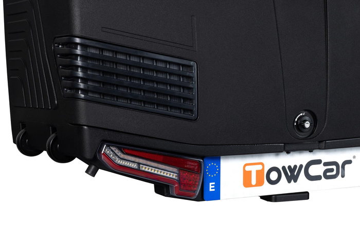 Towbox V3 black LED Edition - box na zavazadla montovaný na tažné zařízení