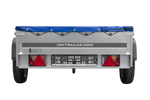 Lehký přívěs 200x125 UNITRAILER GARDEN 201 KIPP s modrým krytem