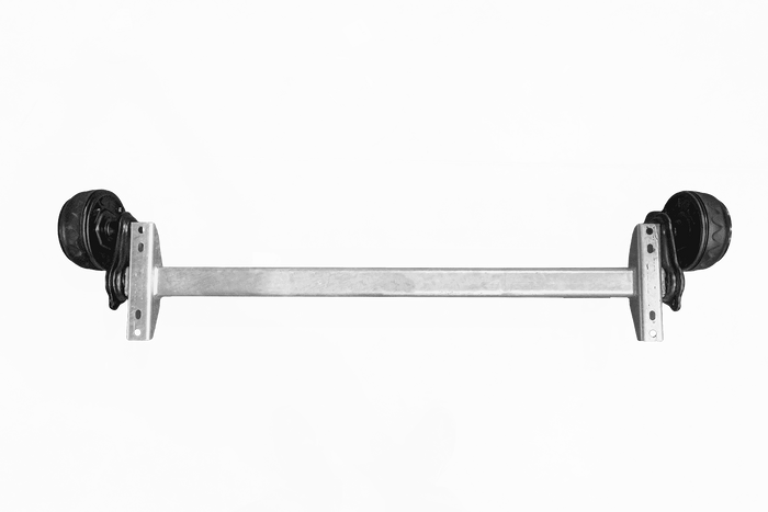 Brzděná náprava KNOTT VGB13-M pro přívěs/nosič 1350 kg 1300 mm 1770 mm 5x112