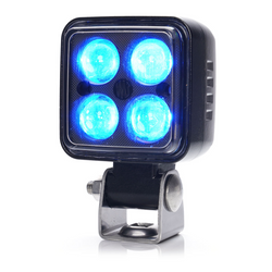 Bezpečnostní LED svítilna WAŚ 2243 W267, modrá výstražná kontrolka