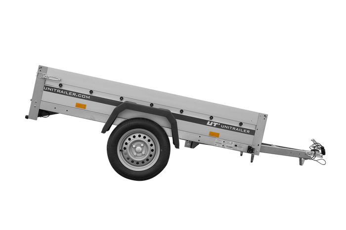 Přívěs s hliníkovými bočnicemi 200x125 Unitrailer Garden 201 KIPP ALU