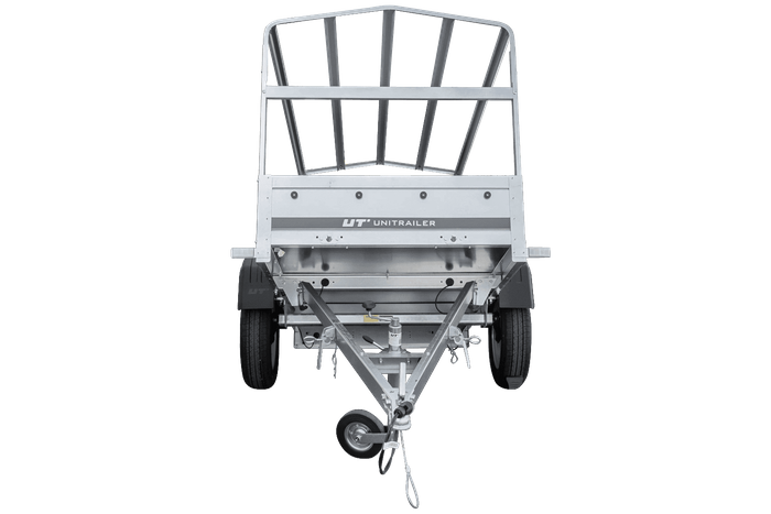 Přívěs pro auto 200x106 UNITRAILER GARDEN 200 KIPP s rámem H-800 a šedou plachtou