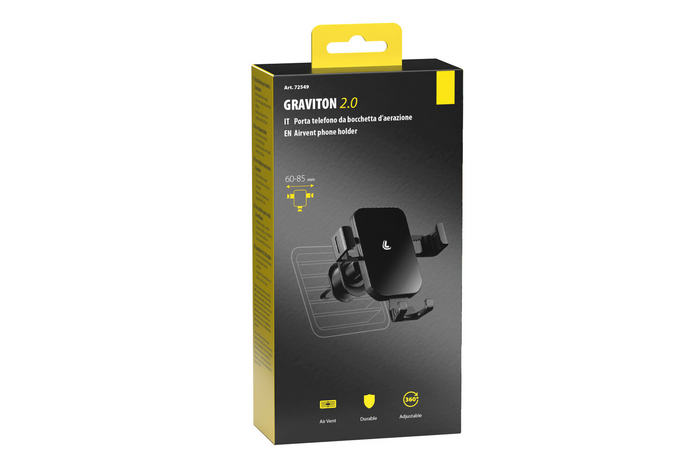 Držák telefonu Graviton LAMP do větracího otvoru