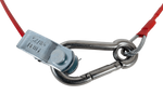 Nouzové bezpečnostní lano KNOTT breakaway s karabinou 1200 mm