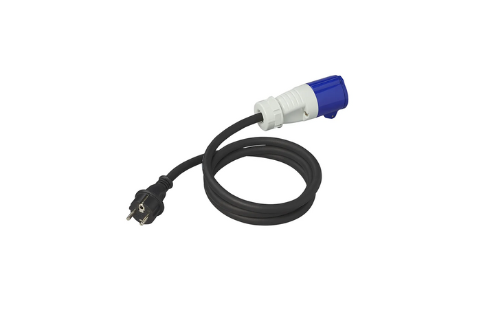 Adaptér s uzemněnou zástrčkou a zásuvkou CEE 16A ProPlus 373527DE s kabelem 150 cm