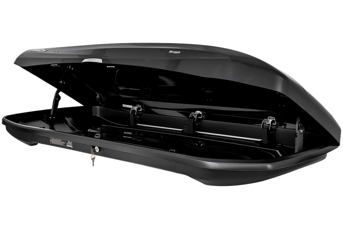 Střešní box Inter Pack Skugga L 660, lesklá černá
