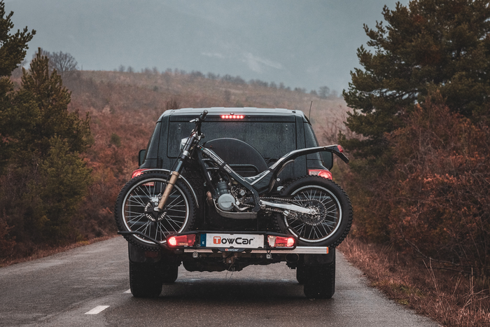 Towcar Balance - nosič motocyklu/kol na tažné zařízení