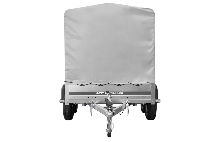 Přívěs Garden Trailer 264/2 KIPP s rámem H-1100 a šedou plachtou