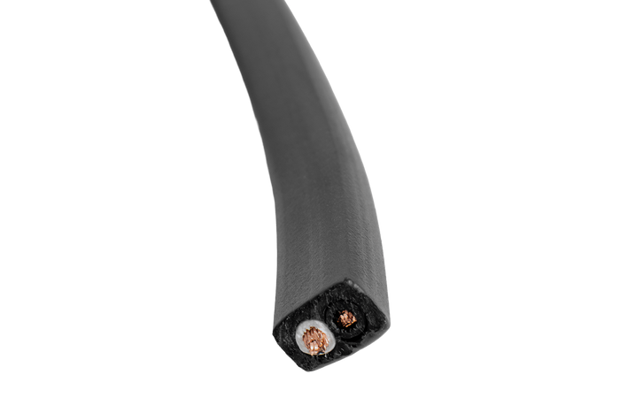 Dvoužilový plochý elektrický kabel TEXSIM YLY-Sp 2x0,75 - 1 m