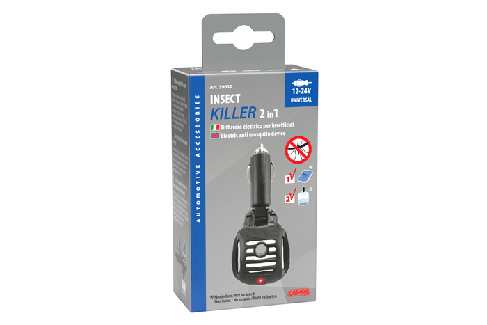 Elektrický lapač komárů LAMP do zapalovače cigaret 12/24V