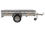 Jednonápravový přívěs 230x125 UNITRAILER GARDEN 230 KIPP s rámem H-0 a šedou plachtou