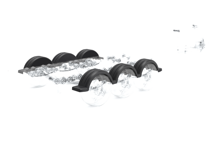 Blatník pro přívěs na loď 13" DOMAR D20422S podběh kola 830/240 mm