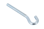 Stavební hák DROMET HZ M6x80 s otevřeným koncem (zahnutý)